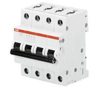 Interruttore magnetotermico ABB S204 4P 6A 6kA tipo C 4 moduli S529174