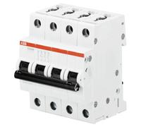 Interruttore magnetotermico Abb S204M 4P 25A 10kA curva C 4M S550772