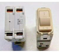 Interruttore magnetotermico bipolare 10A Vimar 8000 art.8065/10 ( Rif. CL . BO )