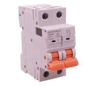 Interruttore Magnetotermico Bipolare 2P 63A C63, MCB Curva C 10kA, 2 Moduli DIN 400V, Serie Professionale GYM9H, Accoppiabile con Bobina di Sgancio GA01231 GA01232