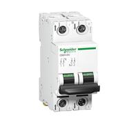 INTERRUTTORE MAGNETOTERMICO BIPOLARE SCHNEIDER A9N61526 - 20 kA, 2 poli, 500 V CC, IEC 60947-2, guida DIN