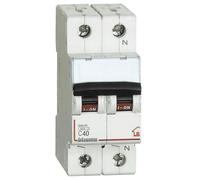 Bticino FC810NC40 interruttore magnetotermico c40 1p+n 2m 4500a