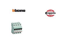 INTERRUTTORE MAGNETOTERMICO BTICINO F84A/10 4P C10 400V 4500 BTDIN 45