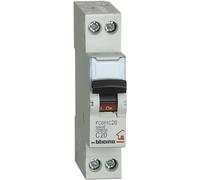 Bticino magnetotermico 20A 1+N 4,5KA FC881C20