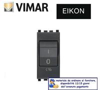 INTERRUTTORE MAGNETOTERMICO C16 VIMAR EIKON GRIGIO 20405.16.