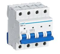 Interruttore Magnetotermico Chint NB1-63 4P 10A 6kA C 4 Moduli 180391