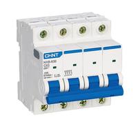 Interruttore magnetotermico Chint NXB-63S 4P 40A 4,5kA C 4 moduli 296909