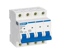 Interruttore Magnetotermico Chint NXB-63S 4P 63A 4.5kA C 4M 296911