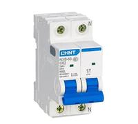 Interruttore Magnetotermico Chint NXB-63S 1P+N 32A 4,5 kA C 2M 296752