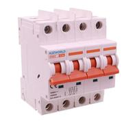 Interruttore Magnetotermico DC 16A, MCB DC 4P 1000V 10kA, Senza Polarità, con Separatore tra Poli, 4 Moduli IP20, per Fotovoltaico Batterie e Impianti in Corrente Continua, Modello P8BZ
