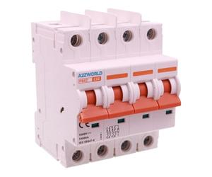 Interruttore Magnetotermico DC 32A, MCB DC 4P 1000V 10kA, Senza Polarità, con Separatore tra Poli, 4 Moduli IP20, per Fotovoltaico Batterie e Impianti in Corrente Continua, Modello P8BZ