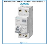 Interruttore Magnetotermico Differenziale 10a 16a 20a 25a 32a SIEMENS 1p+n din