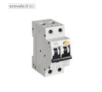 Interruttore Magnetotermico Differenziale 16A 30mA 6kA 1P+N Curva C 2 Moduli