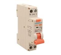 Interruttore Magnetotermico Differenziale 16A C16, Tipo AC Curva C, 1P+N 6kA 30mA 220V, RCBO Slim, Occupa Solo 1 Modulo DIN