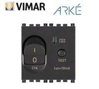 INTERRUTTORE MAGNETOTERMICO DIFFERENZIALE 16A VIMAR ARKE 19411.16 GRIGIO.