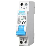 Interruttore magnetotermico differenziale 1P+N, 1 modulo, 230Vac, 6A, 30mA, 6KA - Ettroit JX250661