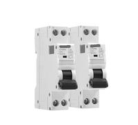 Interruttore Magnetotermico Differenziale 2 pezzi GEYA GYM9N 6KA MCB 6A 10A 16A 20A 25A 32A 40A 220V AC Interruttore automatico Curva C Curva B 1P+N(C Curve 2PCS,20A)