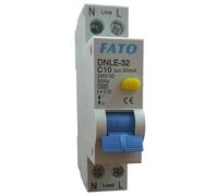 Interruttore Magnetotermico Differenziale 2P 10A Classe C Compatto per Installazione su Guida DIN