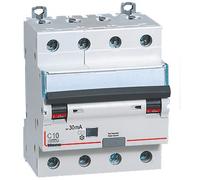 Interruttore magnetotermico differenziale Bticino 4P 10A 30mA tipo AC 4,5kA 4 moduli GA8843AC10