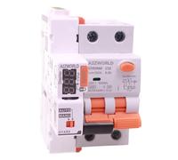 Interruttore Magnetotermico Differenziale Con Riarmo Automatico, RCBO Tipo A Curva C, Idn 300mA / 0.3A, In 50A, 1P+N 6kA, 3 Moduli, con 3 Tentativi di Riarmo (10s/60s/300s)