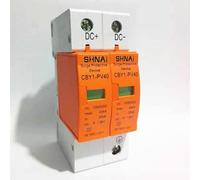 Interruttore Magnetotermico Differenziale Dispositivo Protettivo SPD DC 500V 800 V 1000V 2P DC1000V 20KA ~ 40KA Casa Di Arresto A Bassa Tensione Protezione Dinamica Din Rail 2 Poles(500V)