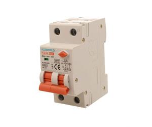 Interruttore Magnetotermico Differenziale Doppia Leva 30mA 20A C20 230V, RCBO Tipo AC Curva C, 1P+N 6kA 30mA, 2 Moduli DIN