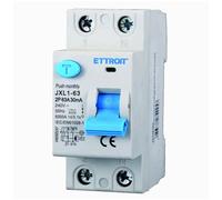 Interruttore magnetotermico differenziale puro 2P, 2 moduli, Tipo AC, 240Vac, 63A, 30mA, 6KA Ettroit JX326364