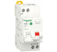 Magnetotermico differenziale Schneider 25A 30MA 1P+N AC 4,5KA 2 Moduli R9D60625