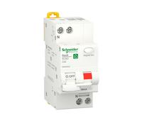 INTERRUTTORE MAGNETOTERMICO DIFFERENZIALE RCBO 1P N CURVA C 32A RESI9