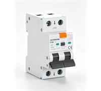 Interruttore magnetotermico differenziale RCBO 20A 30mA curva C | Interruttore bidirezionale RCBO: fuga di corrente, sovraccarico, corto circuito per lavatrice, lavastoviglie, scaldabagno