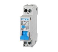 Interruttore magnetotermico differenziale salvavita, 1P+N, occupa 1 modulo DIN, 220V 230V, 6A C6, 30mA, 4,5KA 4500A, RCBO