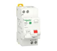 Magnetotermico differenziale 16A tipo AC 30 mA curva C 1P+N 4.5kA 2M R9D60616 - Schneider