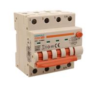 Interruttore Magnetotermico Differenziale Trifase, Tipo A 30mA 16A C16, 400V 4P Reale (NO 3P+N), Curva C 6kA 0,03A, Doppio Leva con Diagnostica Visiva, 4 Moduli DIN