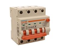 Interruttore Magnetotermico Differenziale Trifase, Tipo A 30mA 25A C25, 400V 4P Reale (NO 3P+N), Curva C 6kA 0,03A, Doppio Leva con Diagnostica Visiva, 4 Moduli DIN
