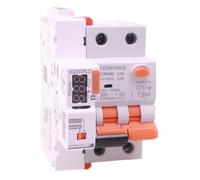 Interruttore Magnetotermico Differenziale WIFI Riarmo Automatico, RCBO Tipo A Curva C, Idn 300mA / 0.3A, In 32A, APP Tuya Smart Life, 1P+N 6kA, 3 Moduli, Controllo Remote e Manuale