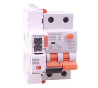 Interruttore Magnetotermico Differenziale WIFI Riarmo Automatico, RCBO Tipo A Curva C, Idn 300mA / 0.3A, In 63A, APP Tuya Smart Life, 1P+N 6kA, 3 Moduli, Controllo Remote e Manuale