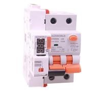 Interruttore Magnetotermico Differenziale WIFI Riarmo Automatico, RCBO Tipo A Curva C, Idn 30mA / 0.03A, In 50A, APP Tuya Smart Life, 1P+N 6kA, 3 Moduli, Controllo Remote e Manuale