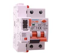 Interruttore Magnetotermico Differenziale WIFI Riarmo Automatico, RCBO Tipo A Curva C, Idn 30mA / 0.03A, In 32A, APP Tuya Smart Life, 1P+N 6kA, 3 Moduli, Controllo Remote e Manuale