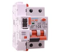 Interruttore Magnetotermico Differenziale WIFI Riarmo Automatico, RCBO Tipo AC Curva C, Idn 30mA / 0.03A, In 16A, APP Tuya Smart Life, 1P+N 6kA, 3 Moduli, Controllo Remote e Manuale