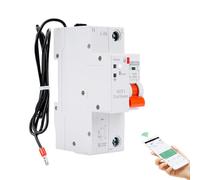 Interruttore magnetotermico differenziale wifi salvavita Interruttore temporizzato contatore elettrico 63A 1P tuya controllo recovery reclosing Protezione da sottotensione sovraccarico.