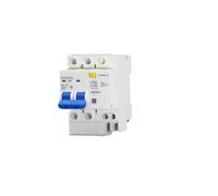 Interruttore Magnetotermico, DZ47LE-63 Interruttore Automatico Domestico Miniaturizzato 2P Con Protezione Contro Le Perdite Cancello Principale Trifase(6A)