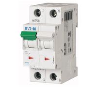 Interruttore magnetotermico Eaton 6A 1P+N 4,5KA 2 moduli 243224