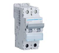 Interruttore magnetotermico Hager 1P+N 20A 6KA 2 Moduli curva C MCA520