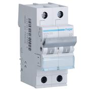 Hager Interruttore magnetotermico MYN210 2P 10A C 4,5 kA 2 moduli