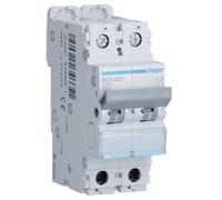 Interruttore magnetotermico Hager 2P 20A 6KA C 2 moduli MCA220