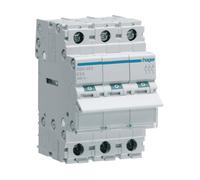 INTERRUTTORE MAGNETOTERMICO HAGER SBN363 - 440 V, 63 A, IP20, Dimensioni 52,5x83x68 mm