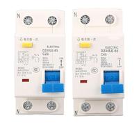 Interruttore Magnetotermico Interruttore automatico contro le perdite 230 V PC ritardante di fiamma con montaggio su guida Maniglia singola Protezione 1p+N(40A)