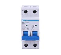 Interruttore Magnetotermico Interruttore automatico DC NB1-63DC 1P 2P 4P DC500V 6KA C1A 2A 3A 4A 5A 6A 10A 16A 20A 25A 32A 40A 50A 63A Mini interruttore automatico DC Interruttore in Miniatura DC(2P D