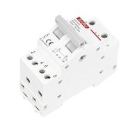 Interruttore Magnetotermico Interruttore automatico di interblocco di trasferimento manuale a doppia alimentazione MTS 2P 40A 63A con montaggio su guida, sezionatore e sezionatore Interruttori Automat