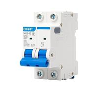 Interruttore Magnetotermico Interruttore automatico in miniatura MCB NXB-63 2P AC 230/400V 16A 20A 25A 32A 40A pneumatico domestico for montaggio su guida(25A)
